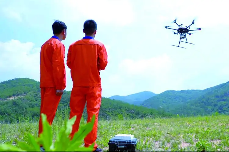 怒江无人机倾斜摄影巡检拍摄